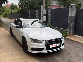 2016 Audi A7 I (4G) Рестайлинг, белый, 3400000 рублей, вид 2