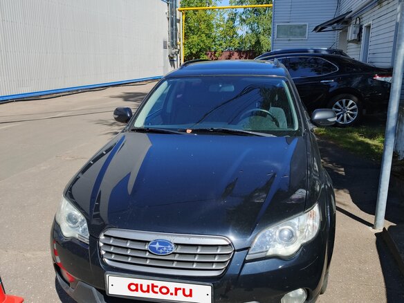 2007 Subaru Outback III Рестайлинг, чёрный, 600000 рублей - вид 1