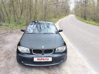 2007 BMW 1 серии 116i I (E81/E82/E87/E88) Рестайлинг, чёрный, 599000 рублей, вид 2