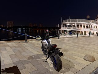 2023 Yamaha MT-09 (FZ-09), серый, 1100000 рублей, вид 2