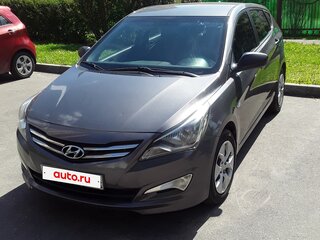 2014 Hyundai Solaris I Рестайлинг, серый, 725000 рублей, вид 1