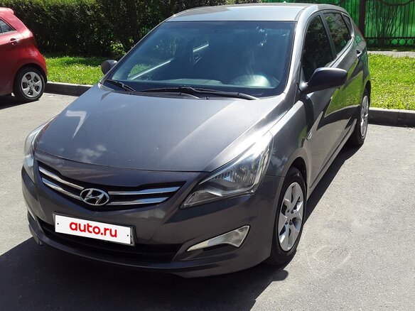 2014 Hyundai Solaris I Рестайлинг, серый