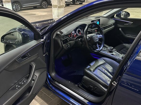 2018 Audi A4 V (B9), синий, 2200000 рублей - вид 10