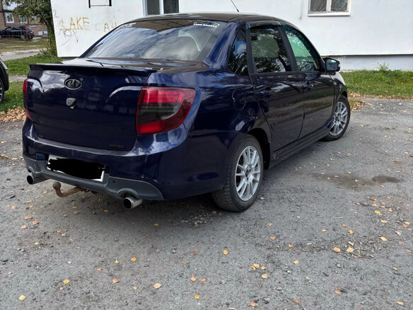 2015 Lada (ВАЗ) Granta Sport I, синий, 445000 рублей - вид 13