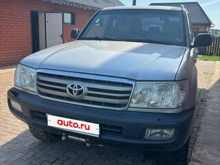 2005 Toyota Land Cruiser 105 100 Series Рестайлинг 2, серебристый, 3650000 рублей, вид 2