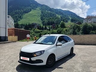 2019 Lada (ВАЗ) Granta I Рестайлинг, белый, 690000 рублей, вид 2