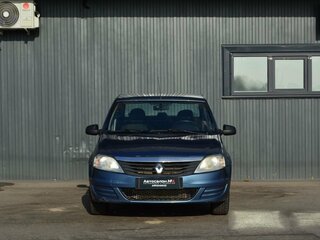 2012 Renault Logan I Рестайлинг, синий, 344999 рублей, вид 2