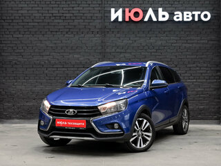2020 Lada (ВАЗ) Vesta SW Cross I, синий, 1200000 рублей, вид 1