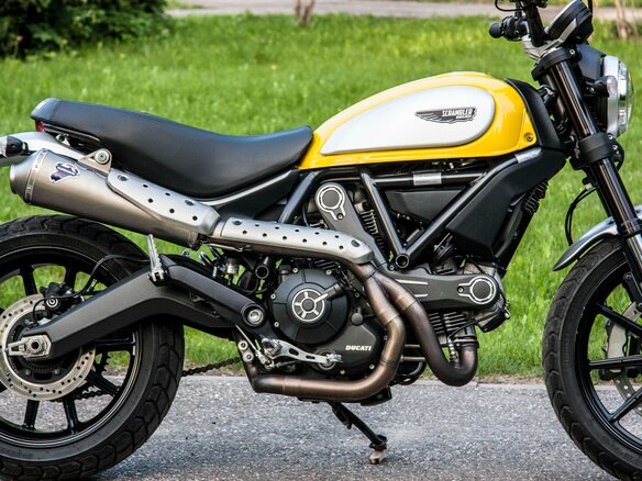 2015 Ducati Scrambler 800, жёлтый, 740000 рублей - вид 3