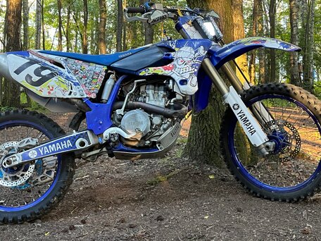 2005 Yamaha YZ450F, синий, 199999 рублей, вид 3
