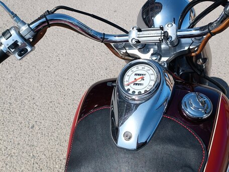 1998 Yamaha XVS400 Drag Star, красный, 290000 рублей, вид 3