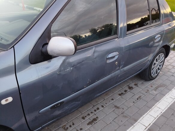 2007 Renault Symbol I Рестайлинг 2, серый, 180000 рублей - вид 9