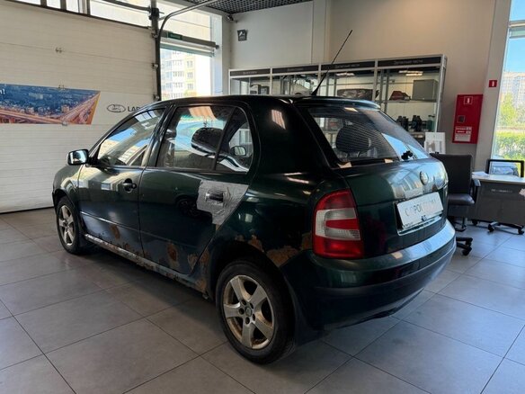 2004 Skoda Fabia I Рестайлинг, зелёный - вид 3