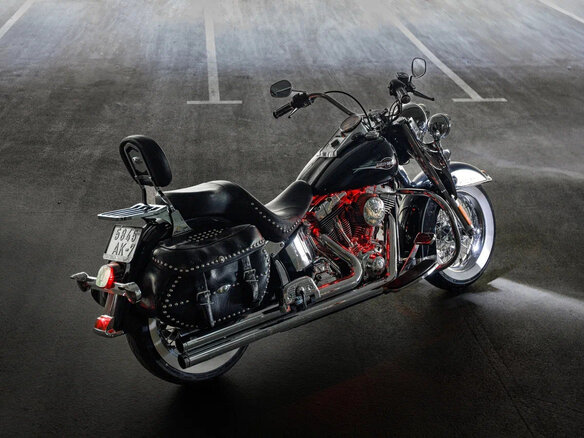 2007 Harley-Davidson Heritage, чёрный, 700000 рублей - вид 3