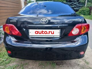 2008 Toyota Corolla AMT X (E140, E150), чёрный, 650000 рублей, вид 5