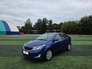 2013 Kia Rio 4-speed III, синий, 849000 рублей, вид 1