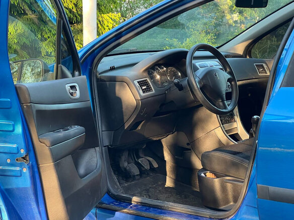 2007 Peugeot 307 I Рестайлинг, синий, 300000 рублей - вид 12