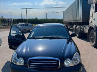 2009 Hyundai Sonata ТагАЗ IV (EF) Рестайлинг, чёрный, 555000 рублей, вид 2