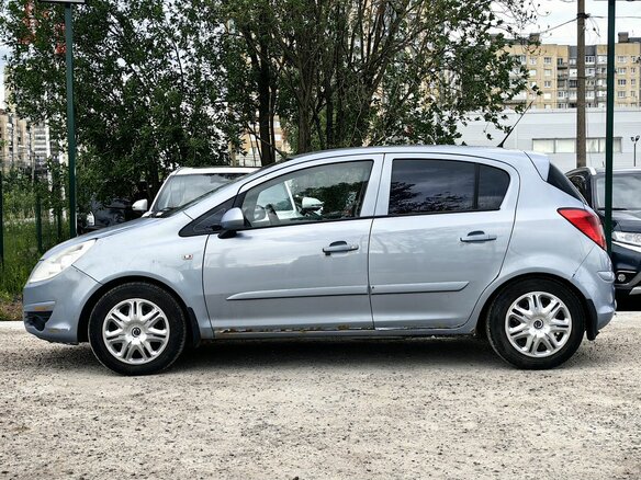 2007 Opel Corsa D, голубой - вид 4