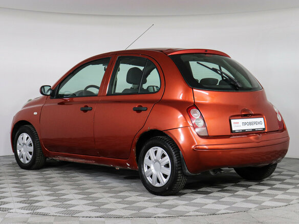 2005 Nissan Micra III (K12), красный - вид 6