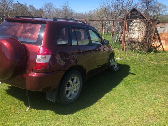 2007 Chery Tiggo (T11) I, красный, 410000 рублей - вид 4