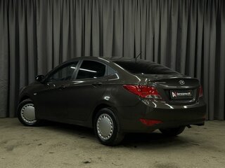 2016 Hyundai Solaris I Рестайлинг, коричневый, 599900 рублей, вид 3