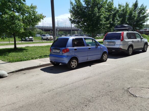 2007 Daewoo Matiz I Рестайлинг, синий, 280000 рублей - вид 8