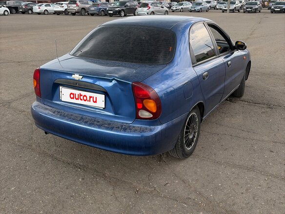 2007 Chevrolet Lanos I, синий - вид 1