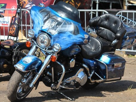 2005 Harley-Davidson Electra Glide, синий, 700000 рублей, вид 1