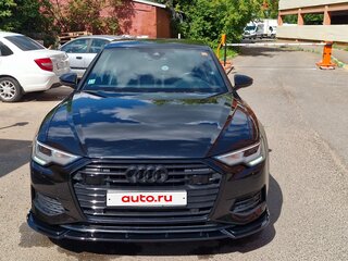 2021 Audi A6 50 TFSI e V (C8), чёрный, 3559000 рублей, вид 2