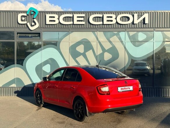 2019 Skoda Rapid I Рестайлинг, красный, 1685000 рублей - вид 2