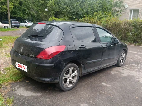 2009 Peugeot 308 I, чёрный, 245000 рублей, вид 3