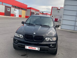 2004 BMW X5 4.4i I (E53) Рестайлинг, чёрный, 490000 рублей, вид 1