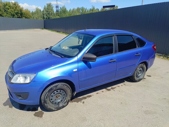 2018 Lada (ВАЗ) Granta I, синий, 550000 рублей - вид 3