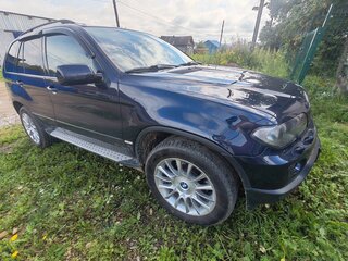 2005 BMW X5 4.4i I (E53) Рестайлинг, синий, 850000 рублей, вид 2
