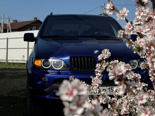 2001 BMW X5 3.0i I (E53), синий, 1400000 рублей, вид 3