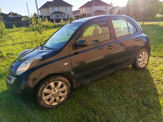 2008 Nissan Micra III (K12), чёрный, 360000 рублей, вид 4