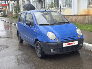 2003 Daewoo Matiz I Рестайлинг, синий, 75000 рублей, вид 1