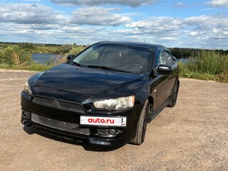 2008 Mitsubishi Lancer X, чёрный, 630000 рублей, вид 2