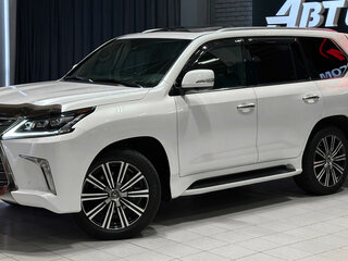 2018 Lexus LX 570 III Рестайлинг 2, белый, 9250000 рублей, вид 2