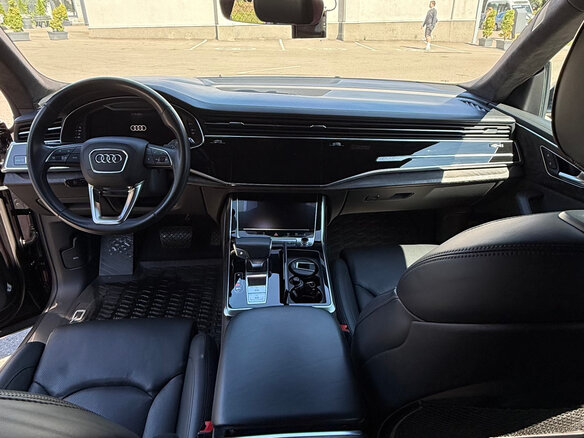 2019 Audi Q8 55 TFSI I (4M), чёрный, 6329000 рублей - вид 30