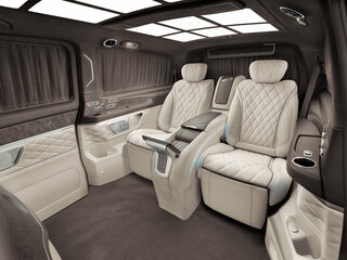 2026 Mercedes-Benz V-Класс Extra Long 300 d экстра длинный III (W447) Рестайлинг 2, чёрный, 44750000 рублей, вид 2