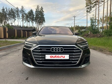 2019 Audi A8 Long 60 TFSI IV (D5), чёрный, 8000000 рублей, вид 2