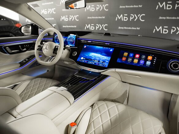 2026 Mercedes-Benz S-Класс 580 Long 4MATIC VII (W223) Рестайлинг, чёрный - вид 22