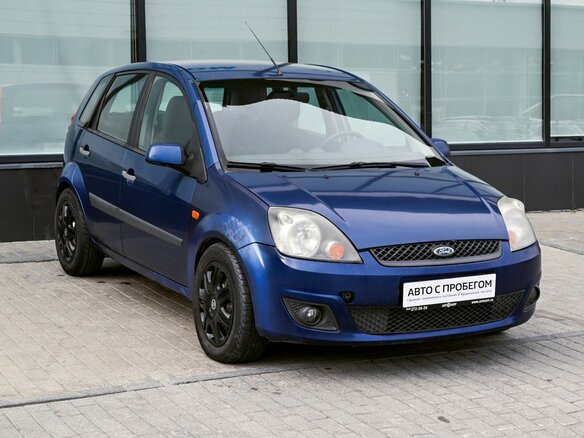 2007 Ford Fiesta Mk5, синий - вид 6