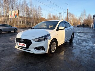 2017 Hyundai Solaris II, белый, 1150000 рублей, вид 1