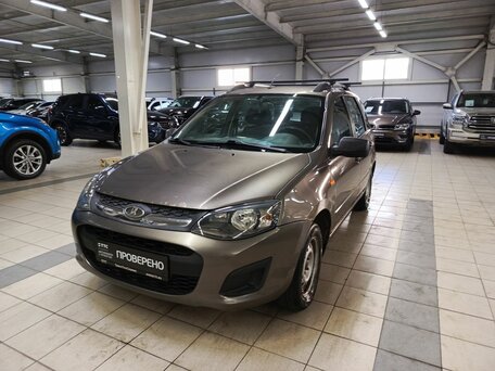 2014 Lada (ВАЗ) Kalina II, коричневый, 299000 рублей, вид 1