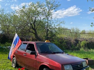 1996 Lada (ВАЗ) 2109, пурпурный, 120000 рублей, вид 2