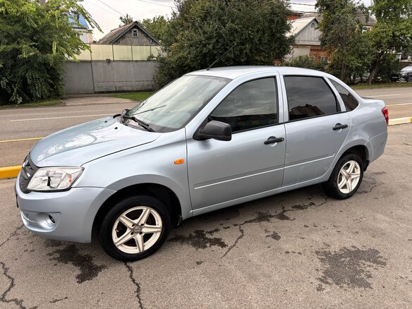 2012 Lada (ВАЗ) Granta I, голубой, 520000 рублей - вид 5