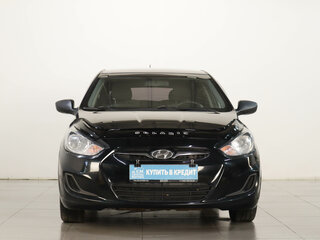 2014 Hyundai Solaris I, чёрный, 959000 рублей, вид 2